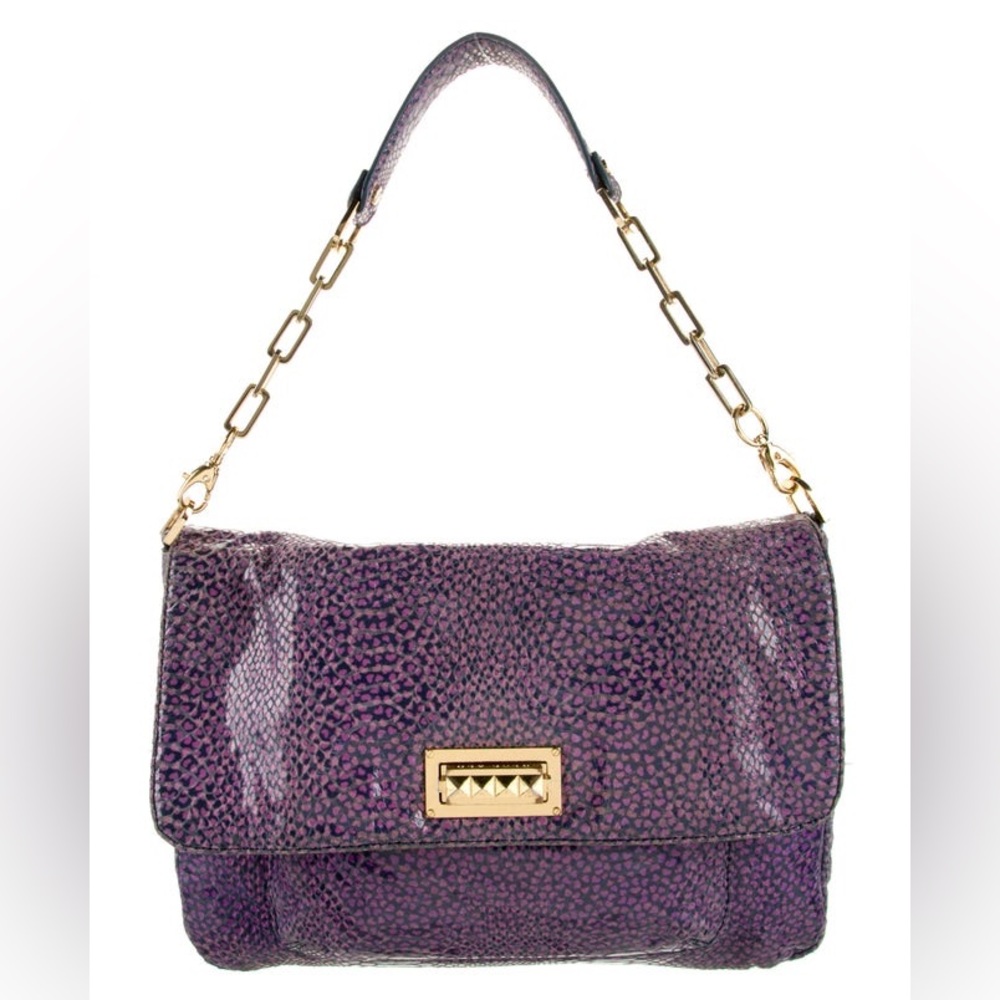 Tory Burch purple navy shoulder and crossbody purse